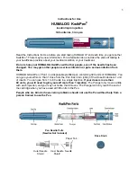 Preview for 1 page of Lilly Humalog KwikPen Instructions For Use Manual