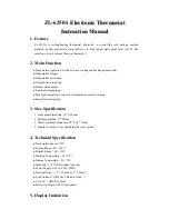 Preview for 1 page of Lilytech ZL-6250A Instruction Manual