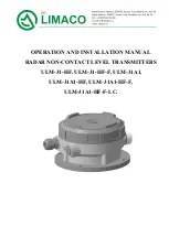 Preview for 1 page of Limaco ULM-31-HF Operation And Installation Manual