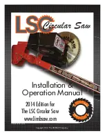 Limbsaw LSC Installation & Operation Manual preview