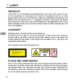 Preview for 34 page of LIMIT 1000-G Operating Manual