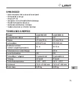 Preview for 77 page of LIMIT 1000-G Operating Manual