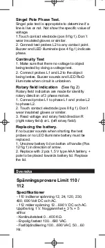 Предварительный просмотр 5 страницы LIMIT 110 Operating Manual