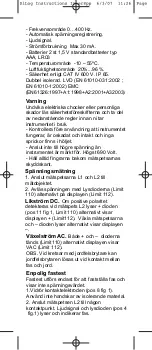 Предварительный просмотр 6 страницы LIMIT 110 Operating Manual