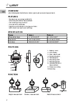 Предварительный просмотр 4 страницы LIMIT 151300506 Operating Manual