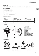 Предварительный просмотр 7 страницы LIMIT 151300506 Operating Manual