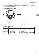 Предварительный просмотр 15 страницы LIMIT 151300506 Operating Manual