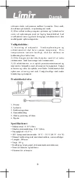 Предварительный просмотр 10 страницы LIMIT 1800 Operating Manual