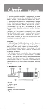 Предварительный просмотр 14 страницы LIMIT 1800 Operating Manual