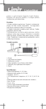 Предварительный просмотр 37 страницы LIMIT 1800 Operating Manual