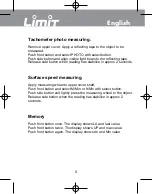 Preview for 5 page of LIMIT 2000 Operating Manual