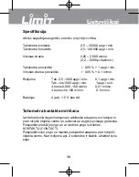 Preview for 32 page of LIMIT 2000 Operating Manual