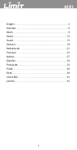 Предварительный просмотр 4 страницы LIMIT 233840206 Operating Manual