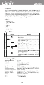 Предварительный просмотр 47 страницы LIMIT 233840206 Operating Manual