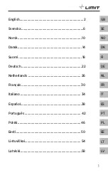 Preview for 3 page of LIMIT 267150100 Operating Manual