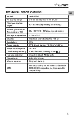 Preview for 7 page of LIMIT 267150100 Operating Manual