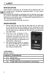 Preview for 8 page of LIMIT 267150100 Operating Manual