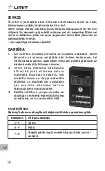 Preview for 60 page of LIMIT 267150100 Operating Manual