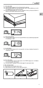 Предварительный просмотр 11 страницы LIMIT 272500109 Operating Manual