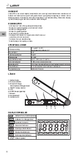 Предварительный просмотр 12 страницы LIMIT 272500109 Operating Manual