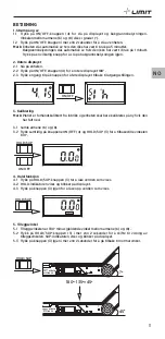 Предварительный просмотр 13 страницы LIMIT 272500109 Operating Manual