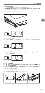 Предварительный просмотр 15 страницы LIMIT 272500109 Operating Manual