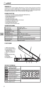 Preview for 24 page of LIMIT 272500109 Operating Manual