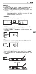 Preview for 29 page of LIMIT 272500109 Operating Manual