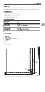 Предварительный просмотр 13 страницы LIMIT 272510108 Operating Manual