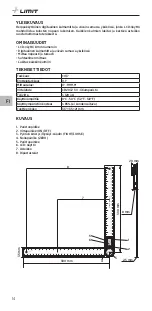 Предварительный просмотр 16 страницы LIMIT 272510108 Operating Manual