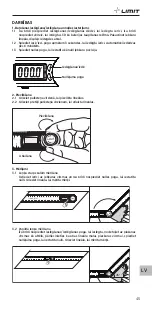 Preview for 47 page of LIMIT 272510108 Operating Manual