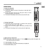 Предварительный просмотр 5 страницы LIMIT 272520107 Operating Manual