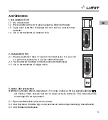 Предварительный просмотр 7 страницы LIMIT 272520107 Operating Manual