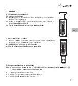 Предварительный просмотр 13 страницы LIMIT 272520107 Operating Manual