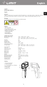 Предварительный просмотр 5 страницы LIMIT 272840109 Operating Manual