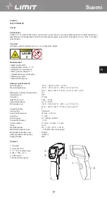 Предварительный просмотр 21 страницы LIMIT 272840109 Operating Manual