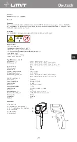 Предварительный просмотр 25 страницы LIMIT 272840109 Operating Manual