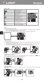 Предварительный просмотр 26 страницы LIMIT 272840109 Operating Manual