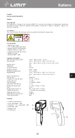 Предварительный просмотр 37 страницы LIMIT 272840109 Operating Manual