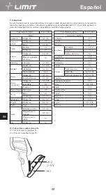 Предварительный просмотр 44 страницы LIMIT 272840109 Operating Manual