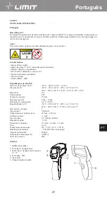 Предварительный просмотр 45 страницы LIMIT 272840109 Operating Manual