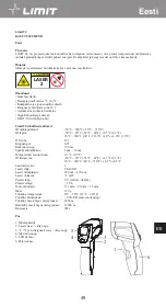 Предварительный просмотр 53 страницы LIMIT 272840109 Operating Manual