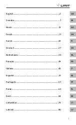 Предварительный просмотр 3 страницы LIMIT 281130104 Operating Manual