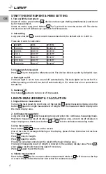 Предварительный просмотр 6 страницы LIMIT 281130104 Operating Manual