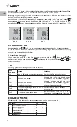 Предварительный просмотр 8 страницы LIMIT 281130104 Operating Manual