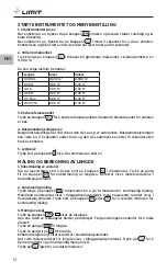 Предварительный просмотр 16 страницы LIMIT 281130104 Operating Manual