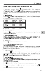 Предварительный просмотр 37 страницы LIMIT 281130104 Operating Manual