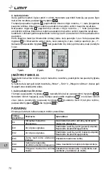 Предварительный просмотр 80 страницы LIMIT 281130104 Operating Manual