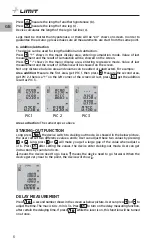 Предварительный просмотр 8 страницы LIMIT 281130203 Operating Manual