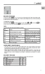 Предварительный просмотр 9 страницы LIMIT 281130203 Operating Manual